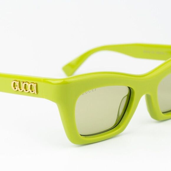 Gucci Women Sunglasses Green Cat Eye GG1773S 006 BRAND NEW